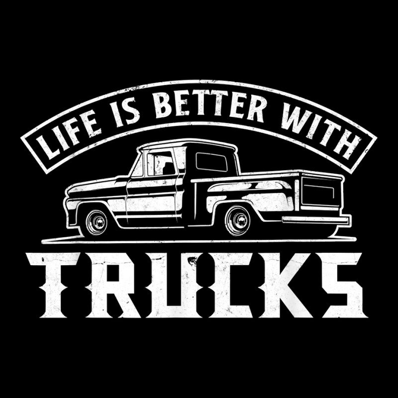 Life Is Better With Trucks Truck Driver Pickup Trucks Pocket T-shirt | Artistshot