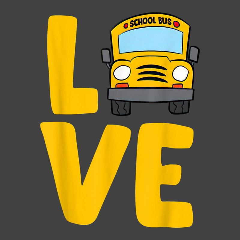 Love School Bus Driver Funny Bus Driver Vintage T-shirt | Artistshot