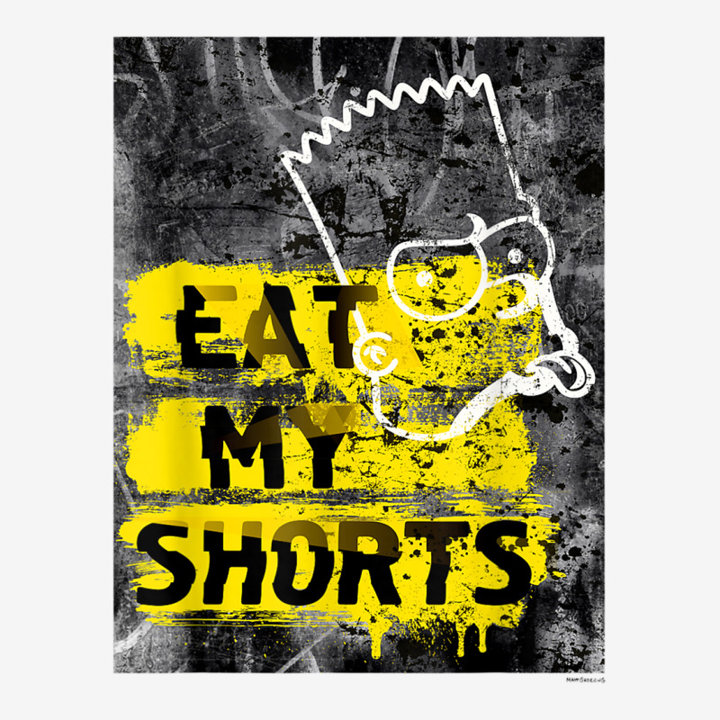 The Simpsons Bart Simpson Eat My Shorts Graffiti T Shirt Adjustable Cap by cm-arts | Artistshot