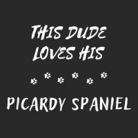 This Dude Loves His Picardy Spaniel Dog Lover T Shirt Printed Hat | Artistshot