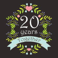 20th Wedding Anniversary Party Photo Racerback Tank | Artistshot