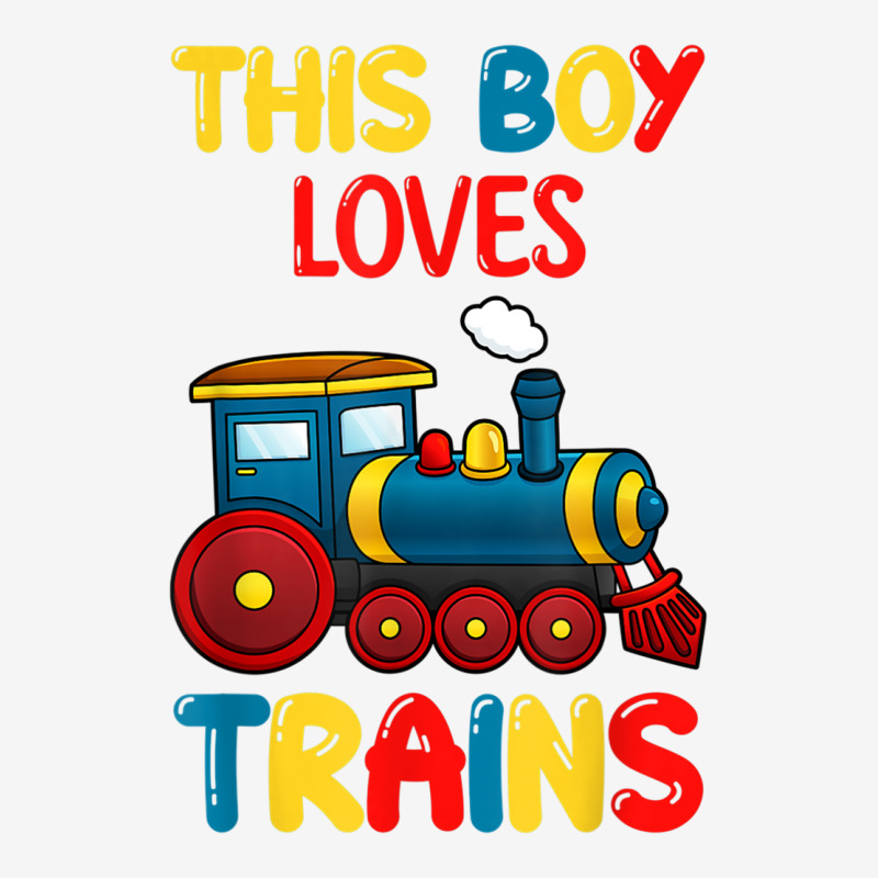 This Boy Loves Trains Locomotives And Wagon! Kid Boys Train T Shirt Adjustable Cap by cm-arts | Artistshot