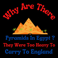 Why Are There Pyramids In Egypt They Were Too Heavy To Carry To Englan Zipper Hoodie | Artistshot