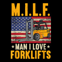 M.i.lf Man I Love Forklifts Zipper Hoodie | Artistshot