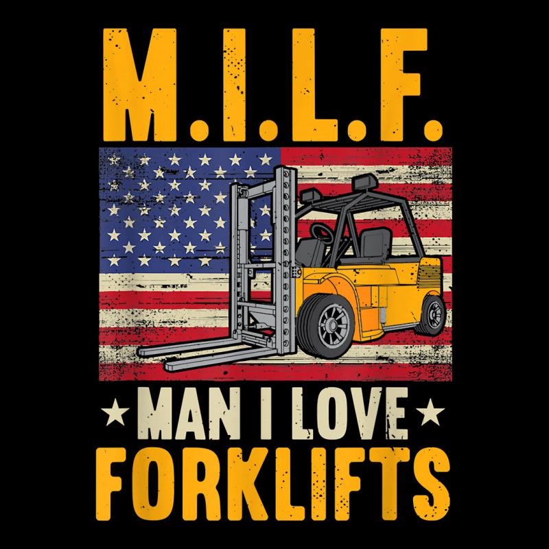 M.i.lf Man I Love Forklifts Zipper Hoodie | Artistshot