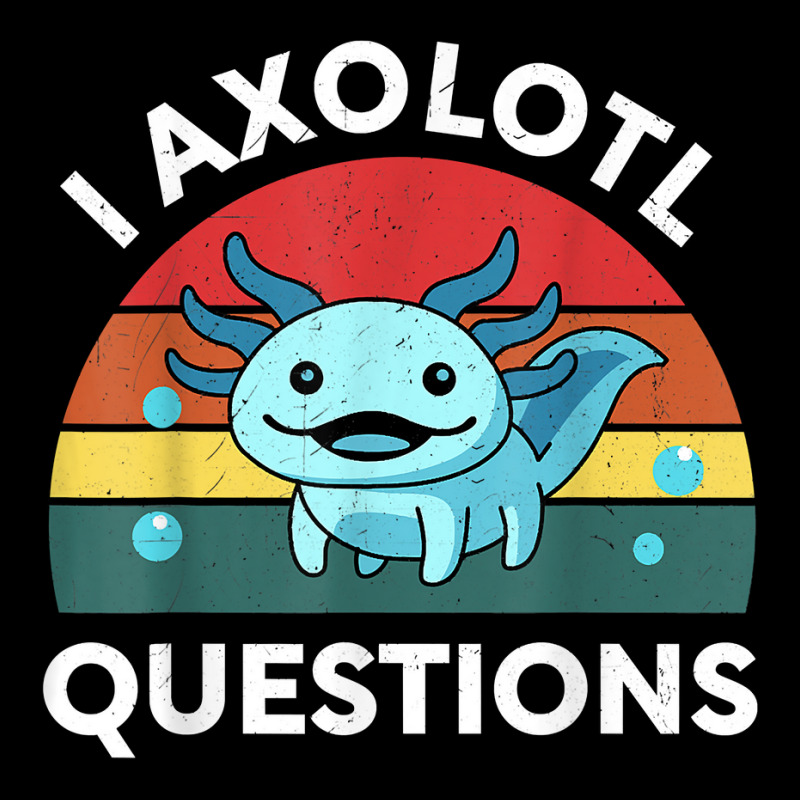 Retro Anime Shirt I Axolotl Questions Amine Lovers Gift T Shirt Adjustable Cap by cm-arts | Artistshot