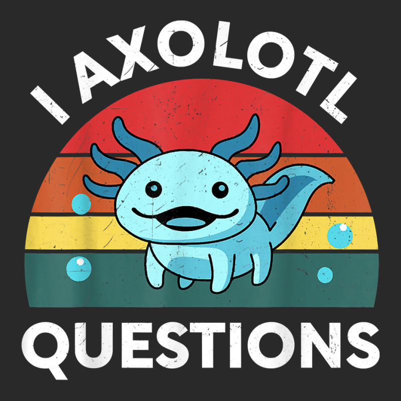 Retro Anime Shirt I Axolotl Questions Amine Lovers Gift T Shirt Printed hat by cm-arts | Artistshot