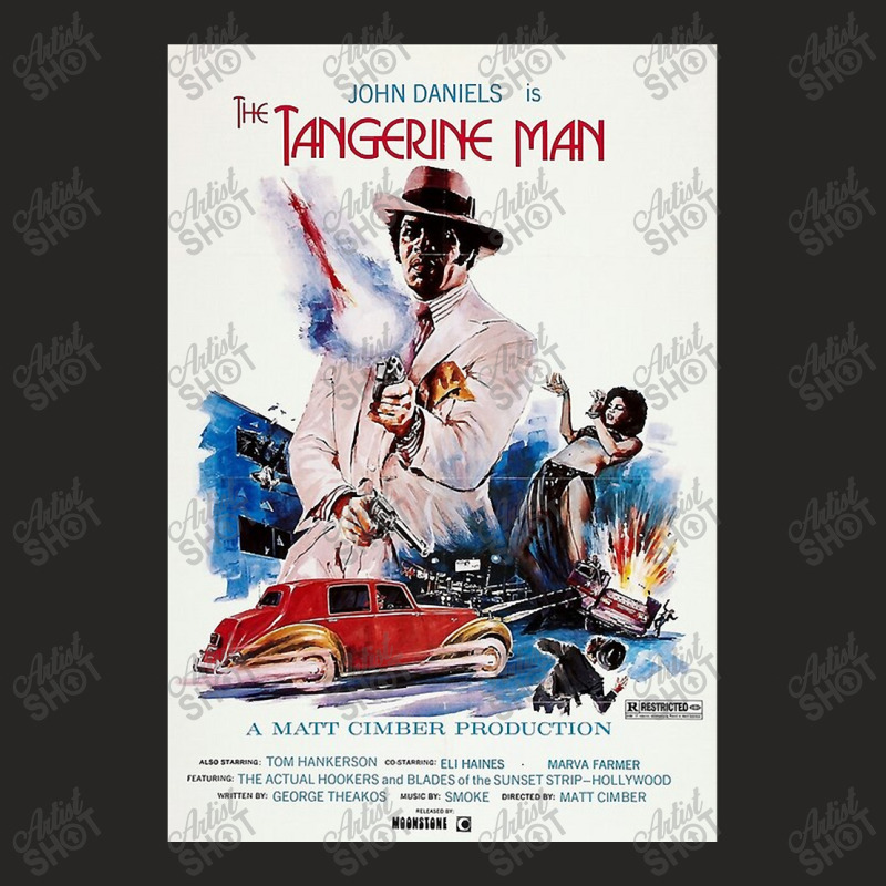 Vintage Movie Poster Art The Tangerine Man Ladies Fitted T-Shirt by Min02 | Artistshot