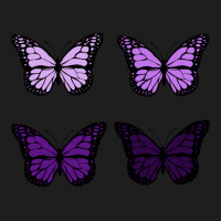 Purple Butterfly 4 Pcs Set Classic T-shirt | Artistshot