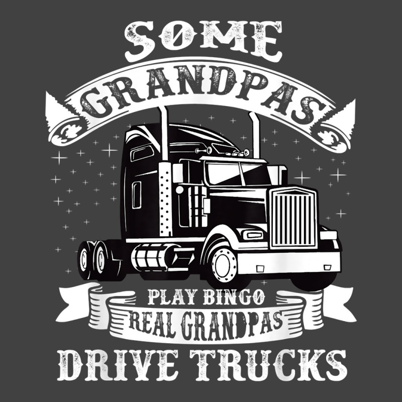 Mens Grandpa, Truck Driver Cool Gift For The Trucker Grandpa Vintage T-shirt | Artistshot