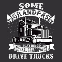 Mens Grandpa, Truck Driver Cool Gift For The Trucker Grandpa Vintage Hoodie And Short Set | Artistshot