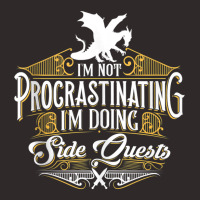 Not Procrastinating Side Quests Funny Rpg Gamer Dragons Tank Top Racerback Tank | Artistshot