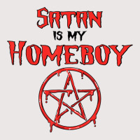 Satan Is My Homeboy   Satanic Satanism Pentagram T Shirt Pocket T-shirt | Artistshot