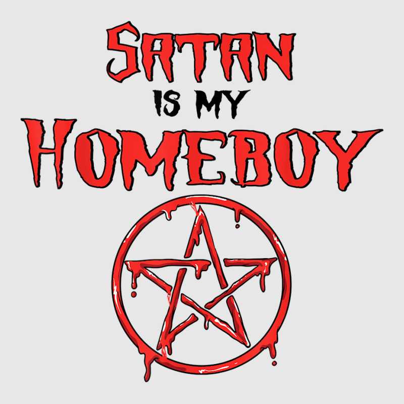 Satan Is My Homeboy   Satanic Satanism Pentagram T Shirt Unisex Jogger by cm-arts | Artistshot