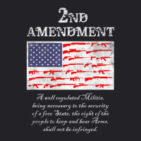 2nd Amendment American Flag Gun Right To Bear Arms Youth Tee | Artistshot