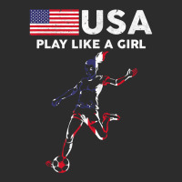 Usa Play Like A Girl Soccer Football Usa Flag Exclusive T-shirt | Artistshot