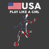 Usa Play Like A Girl Soccer Football Usa Flag Men's Polo Shirt | Artistshot