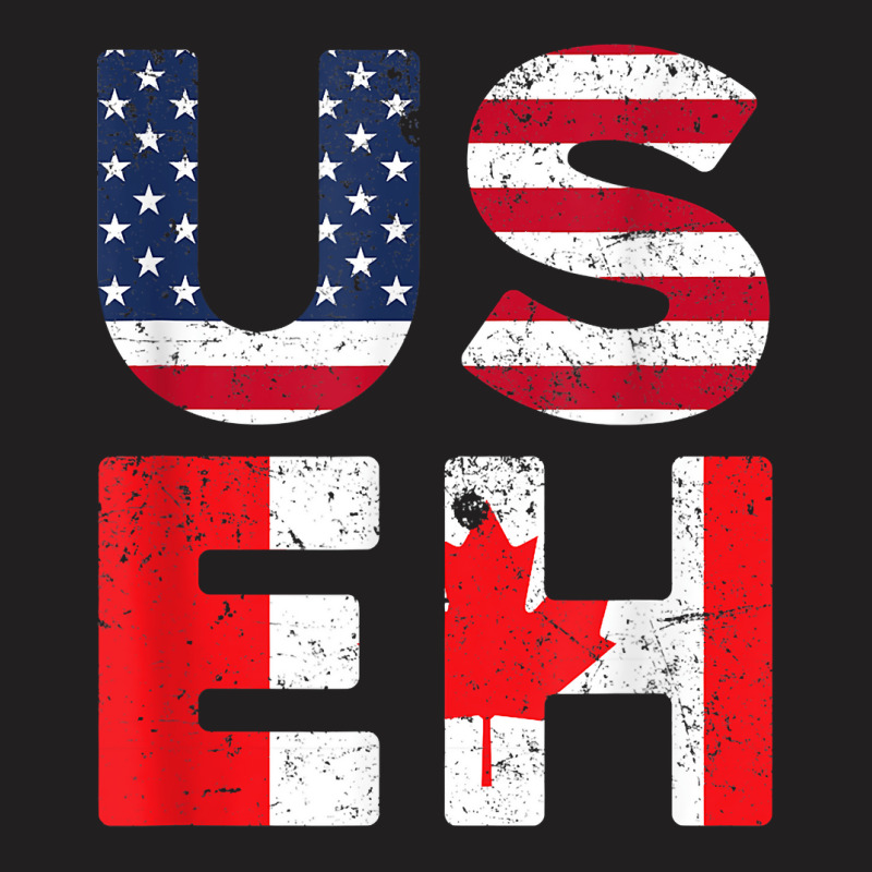 Usa Pride Us Flag Day Useh Canadian Canada T-shirt | Artistshot