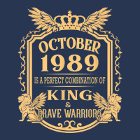 King Born In October 1989 Is A Combination King Birthday Gif T Shirt Ladies Denim Jacket | Artistshot