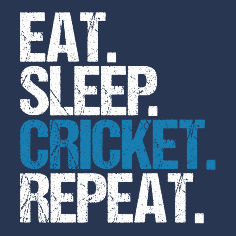 Eat. Sleep. Cricket. Repeat. Ladies Denim Jacket by Kanjolen689 | Artistshot