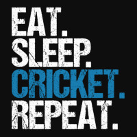 Eat. Sleep. Cricket. Repeat. Crop Top | Artistshot