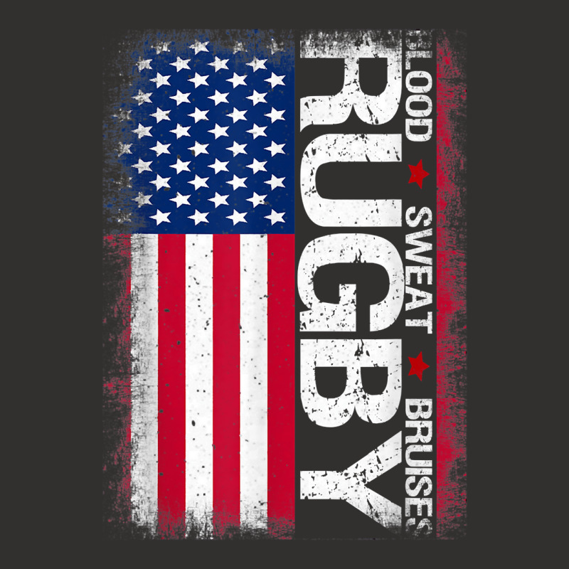 Usa Rugby American Flag Distressed Rugby 4th Of July Gift Champion Hoodie | Artistshot