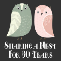 30th Anniversary His And Hers Owls Couples Baby Bodysuit | Artistshot