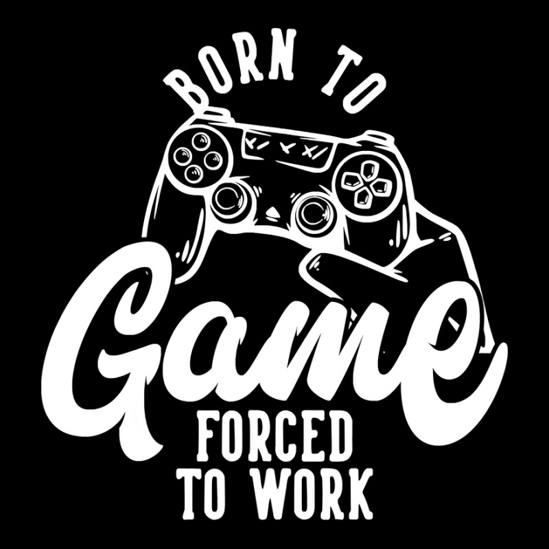 Born To Game Forced To Work Baby Beanies by badieu97 | Artistshot