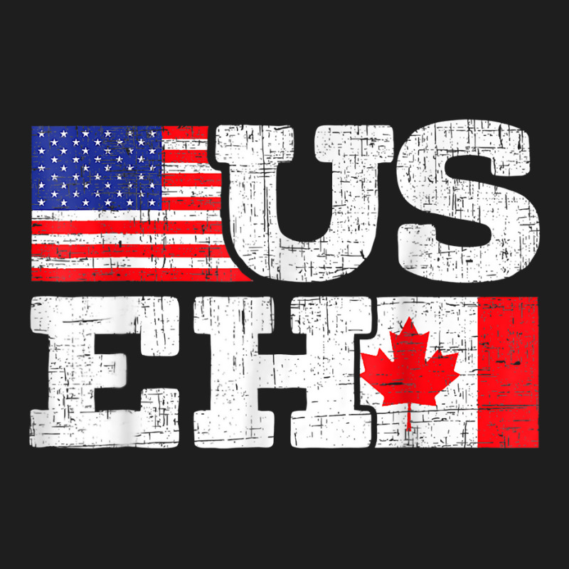 Useh Leaf Canadian American Flag Canada Usa Flag Gift Classic T-shirt | Artistshot