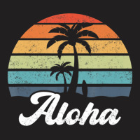 Aloha Hawaii Hawaiian Island Palm Beach Surfboard Surf T-shirt | Artistshot