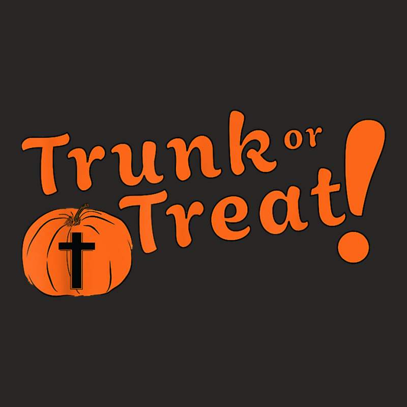 Trunk Or Treat Cute Christian Halloween T Shirt Ladies Fitted T-Shirt by cm-arts | Artistshot