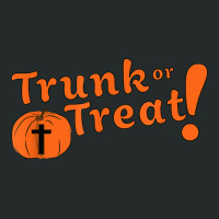 Trunk Or Treat Cute Christian Halloween T Shirt Women's Triblend Scoop T-shirt | Artistshot