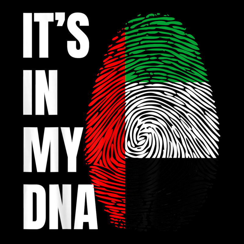 Fingerprint Dna Biometry Flag Arabic Emirates T Shirt Metal Print Square by cm-arts | Artistshot