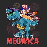 4h Of July Meowica Ca Riding Rex Dinosaur Usa Flag Boys Printed Hat | Artistshot