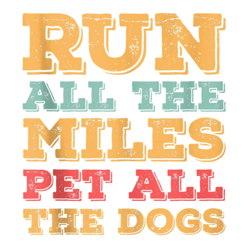 Run All The Miles Pet All The Dogs Funny Marathon Running Tank Top Crop Top by cm-arts | Artistshot