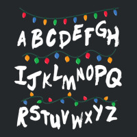 Alphabet Christmas Lights Stranger Crewneck Sweatshirt | Artistshot