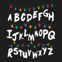 Alphabet Christmas Lights Stranger Classic T-shirt | Artistshot