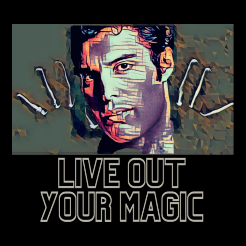 Live Out Your Magic (famous Face With Hands Fingers) Adjustable Cap | Artistshot