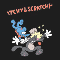 Us The Simpsons Itchy & Scratchy Hammer 01 Heather Grey H Pullover Hoo Classic T-shirt | Artistshot