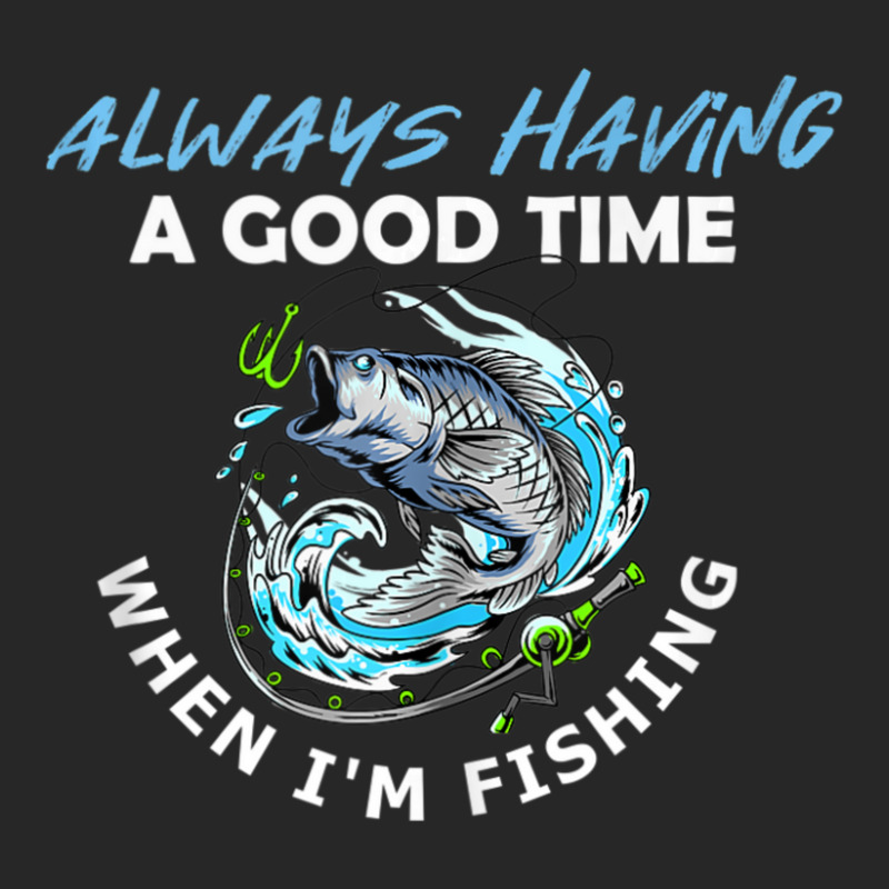 Always Having A Good Time When I'm Fishing Men's T-shirt Pajama Set | Artistshot