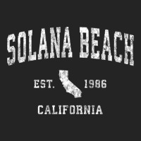 Solana Beach California Ca Vintage Athletic Sports Design Pullover Hoo 3/4 Sleeve Shirt | Artistshot