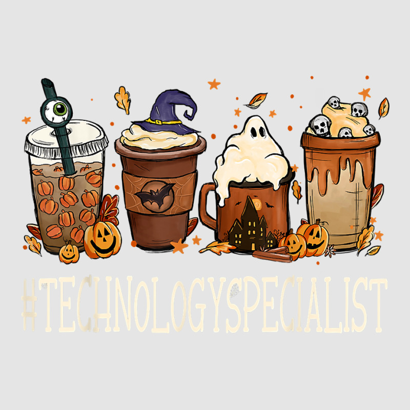 Technology Specialist Horror Coffee Halloween Pumpkin Autumn T Shirt Exclusive T-shirt by cm-arts | Artistshot