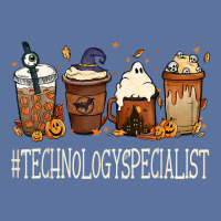 Technology Specialist Horror Coffee Halloween Pumpkin Autumn T Shirt Lightweight Hoodie | Artistshot