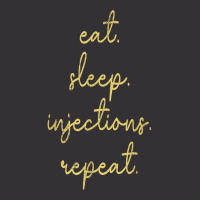 Vintage Eat Sleep Injections Repeat Med Spa Nurse Injector T Shirt Vintage Hoodie And Short Set | Artistshot