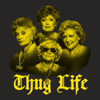 Thug Life Golden Ladies Fitted T-shirt | Artistshot