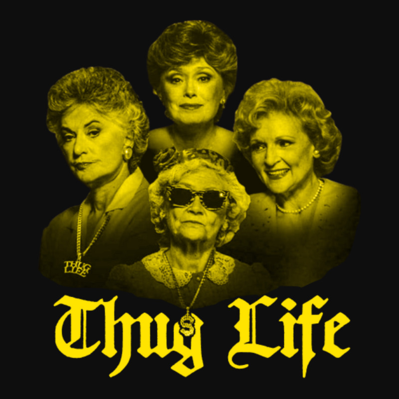 Thug Life Golden Crop Top by cm-arts | Artistshot