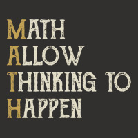 Math Allow Thinking To Happen - Funny Mathematics Champion Hoodie | Artistshot