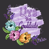 Live With Gratitude Vintage Hoodie | Artistshot