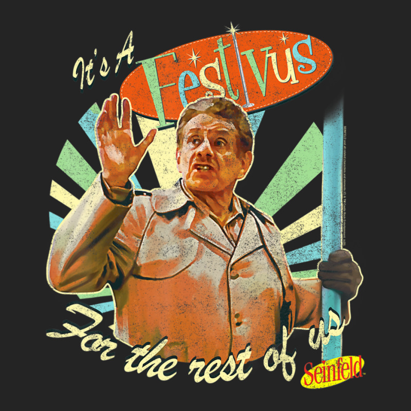 Seinfeld Festivus Frank Costanza Festivus Pole 3/4 Sleeve Shirt by laughingtuy | Artistshot