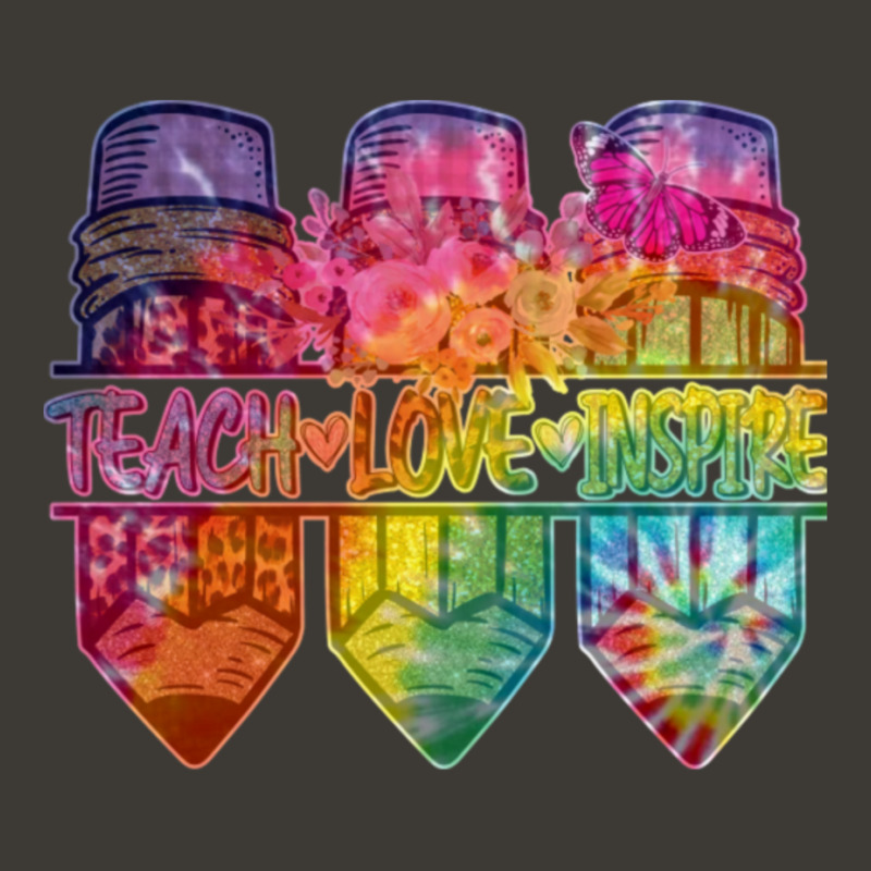 Tie Dye Back To School Teach Love Inspire Cute Pencil Art Flower Work Bucket Hat by cm-arts | Artistshot